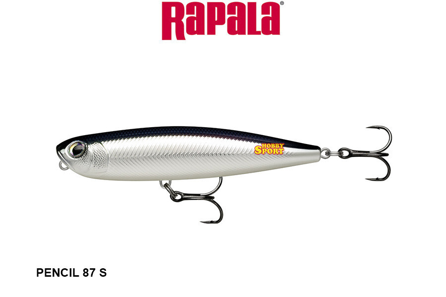 RAPALA PXR87 PENCIL 87 WTD COLORE S  12 GR  WALKING THE DOG  8.7 CM SPINNING