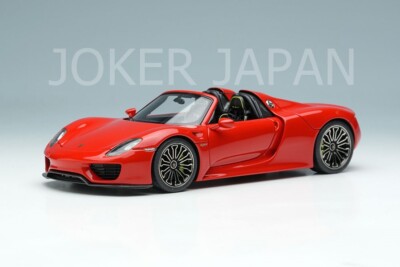 Make Up EIDOLON 1/43 Porsche 918 Spyder 2011 Red EM568B JDM | eBay