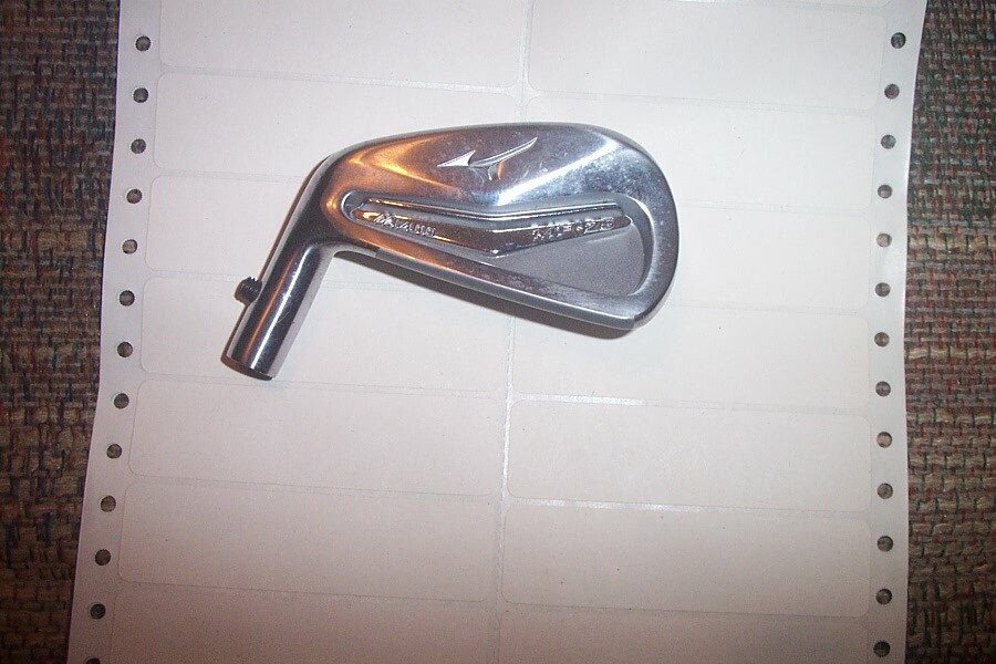 SLIGHTLY USED Mizuno MP 25 head 6 iron White number head