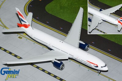 British Airways 777-200ER Flaps Down Gemini Jets G2BAW1130F Scale 1:200 IN STOCK