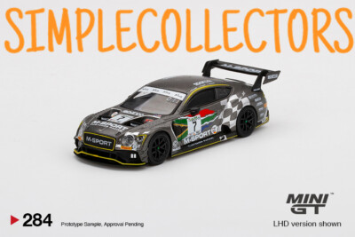 Mini GT Bentley Continental GT3 #7 2020 Intercontinental GT Challenge #284