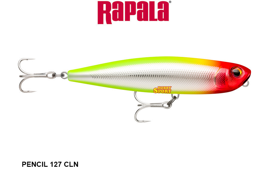 RAPALA PXR127 PENCIL WTD COLORE CLN 26 GR  WALKING THE DOG  12.7 CM SPINNING