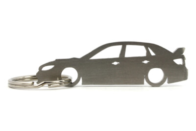 Silhouette Keychain Keyring for Subaru Impreza WRX STI GH