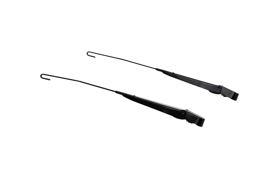 Windshield Wiper Arms Pair Black Stainless for Jeep Wrangler TJ 1997