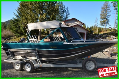 1995 Northwest Jet Boat 21' LOA with Trailer Chevy 350 Backup Motor BC c68828