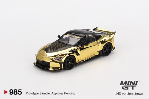 Mini GT VeilSide Model 限定モデル 1台 Mini GT #985 1/64 Nissan Z VeilSide FFZ400 Gold Chrome RHD