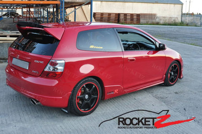 口コミ・レビューで人気商品を探そう Mugen EP3 Civic Honda 2002-2005 Style Wing Roof Hatchback パーツ