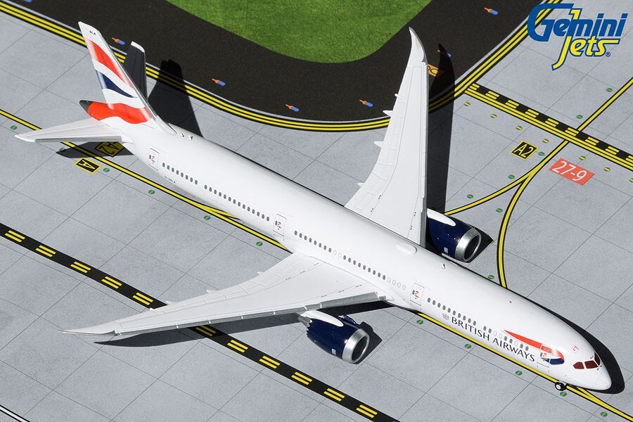 GEMINI JETS BRITISH AIRWAYS BOEING 787-10 1:400 DIECAST