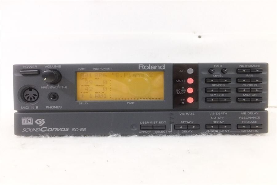 【美品•おまけ付】Rolandミュージ郎 SC-88STPro Roland SC-88 SC88 Sound Canvas Audio Processor MIDI Sound
