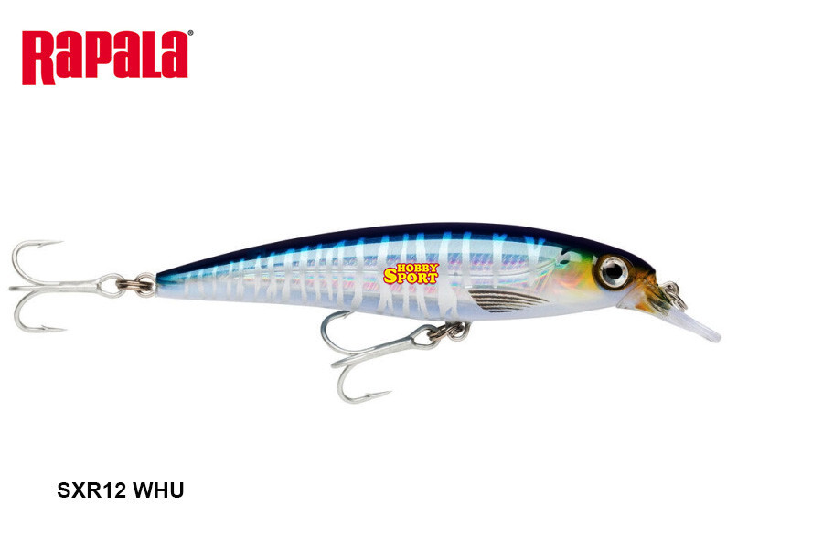 RAPALA X-RAP SXR-12 COLORE WHU WAHOO UV  22 GR SUSPENDING  12 CM SPINNING MARE