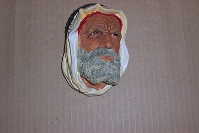 ARAB SHEIK SYRIAN BOSSON CHALKWARE HEAD