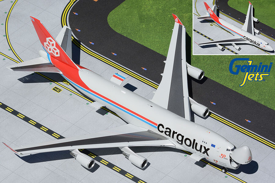 Cargolux 747-400F Doors Open/Closed Gemini Jets G2CLX933