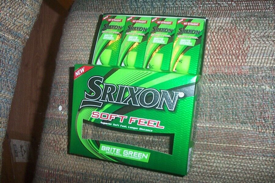 2 dozen BRAND NEW Srixon Soft Feel  golf balls  Brite Green
