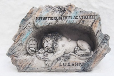 THE LION MONUMENT LUZERN SWITZERLAND 3D Resin Fridge Magnet Souvenir Travel Gift