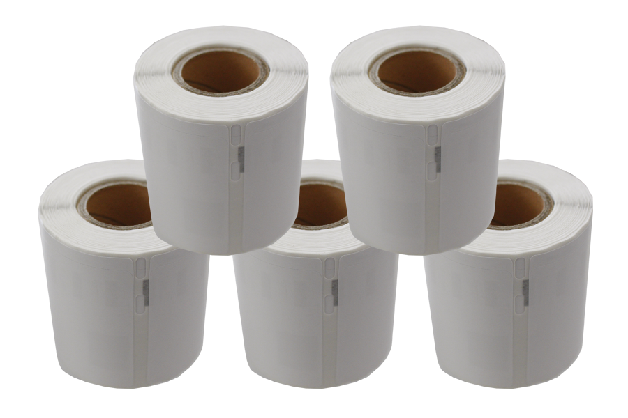 5 Rollen Etiketten für Dymo Typ 99016-2 Ettiketten 46x78mm