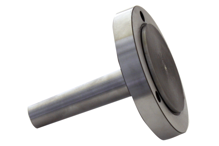 MT2 adapter flange for 80 mm lathe chuck with M10 draw bar