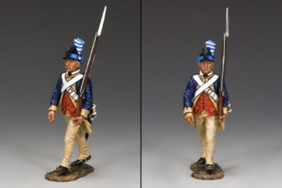 KING & COUNTRY AR075 American Washington's Guardsman Marching.   MIB