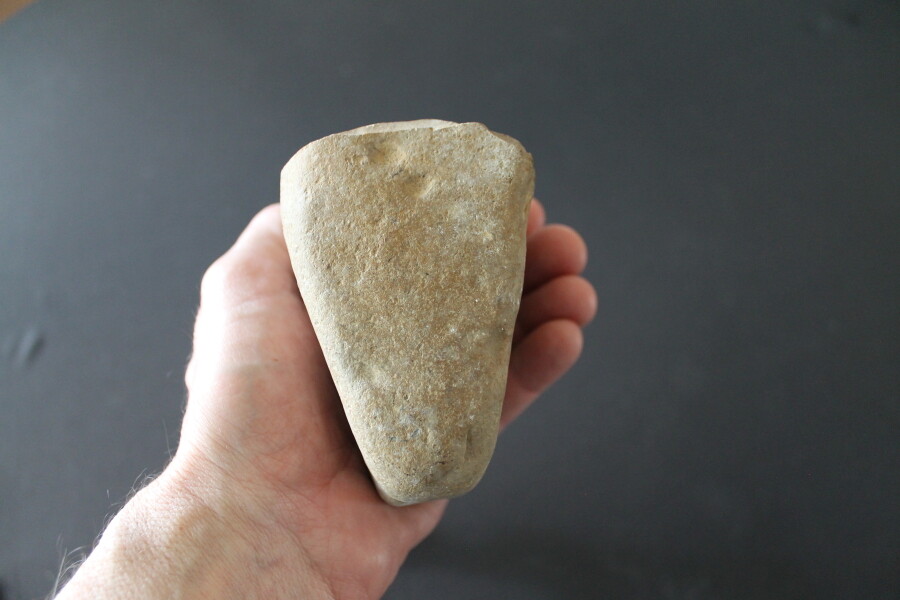 relic large stone tool Hickman County Tennessee artifact