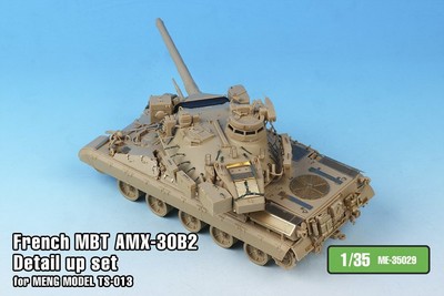 Tetra TE-ME-35029 1/35 French MBT AMX-30B2 Photo Etches for Meng Model