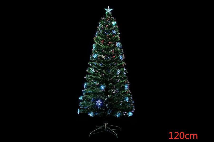 Albero Di Natale 120cm Con Led Stelle Multicolore dfh