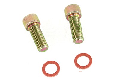Damper Fork Tube Screw and Washer Kit Zinc Plated fits Harley Davidson