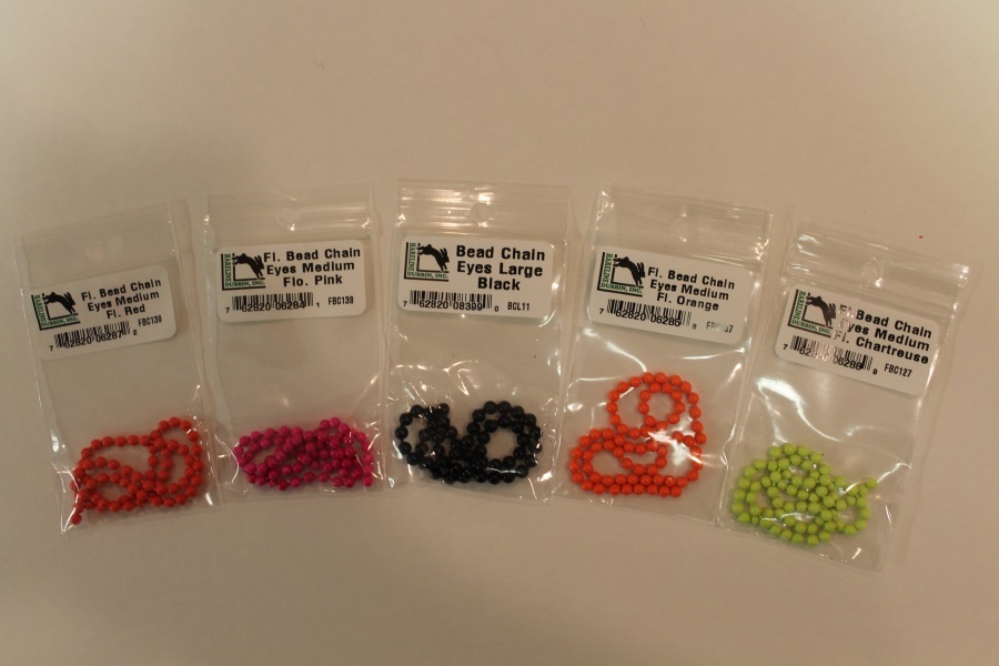 HARELINE STAINLESS STEEL BEAD CHAIN EYES MEDIUM-NEW!!!