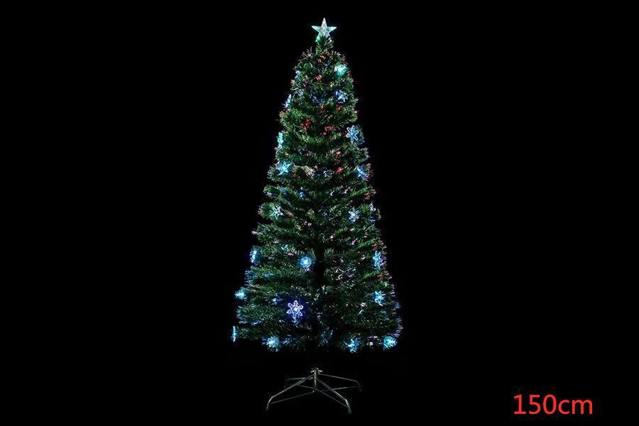 Albero Di Natale 150cm Con Led Stelle Multicolore dfh