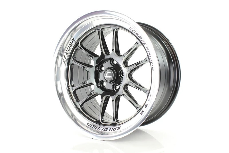 Cosmis Racing XT-206R Gloss Black w/ Machined Lip 18x9.5 (+10)