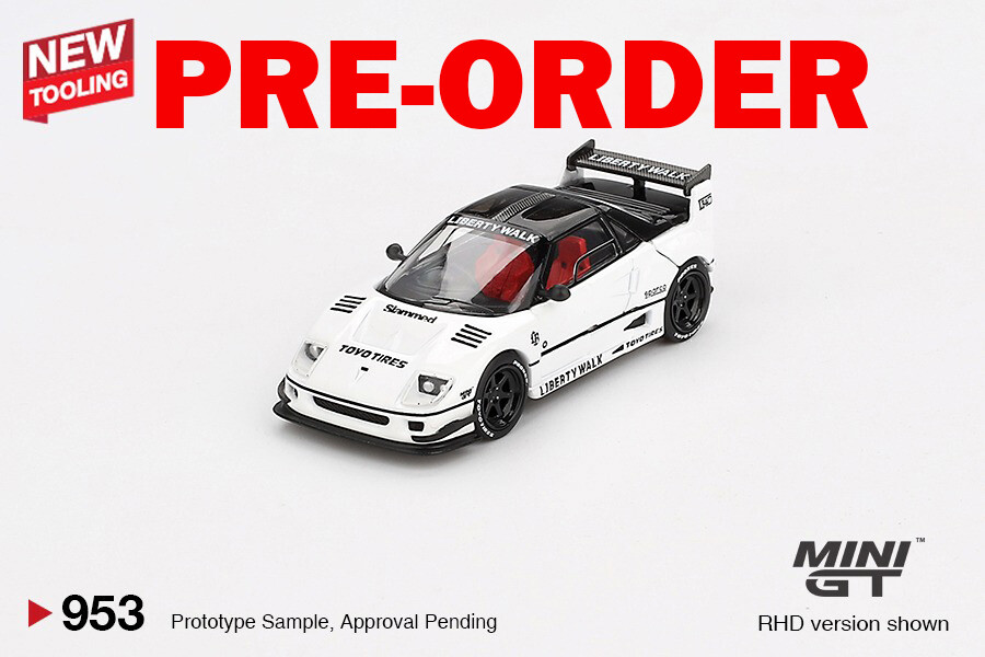 LIBERTY WALK ミニカー 1/64 MINI-GT Liberty Walk Kenmeri Matt Black - LB-ONLINE STORE