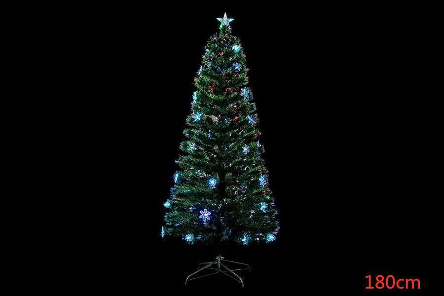 Albero Di Natale 180cm Con Led Stelle Multicolore dfh
