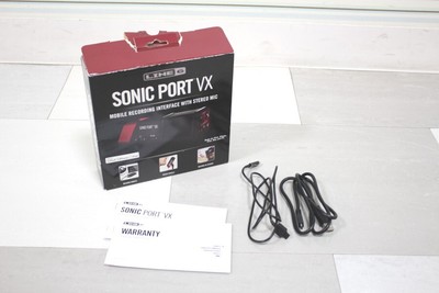 Line 6 Audio Interface Built-in Microphone Sonic Port VX Used with Box