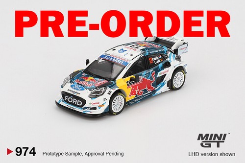 Pre-order) Mini GT #974 Ford Puma Rally1 #13 M-Sport Ford