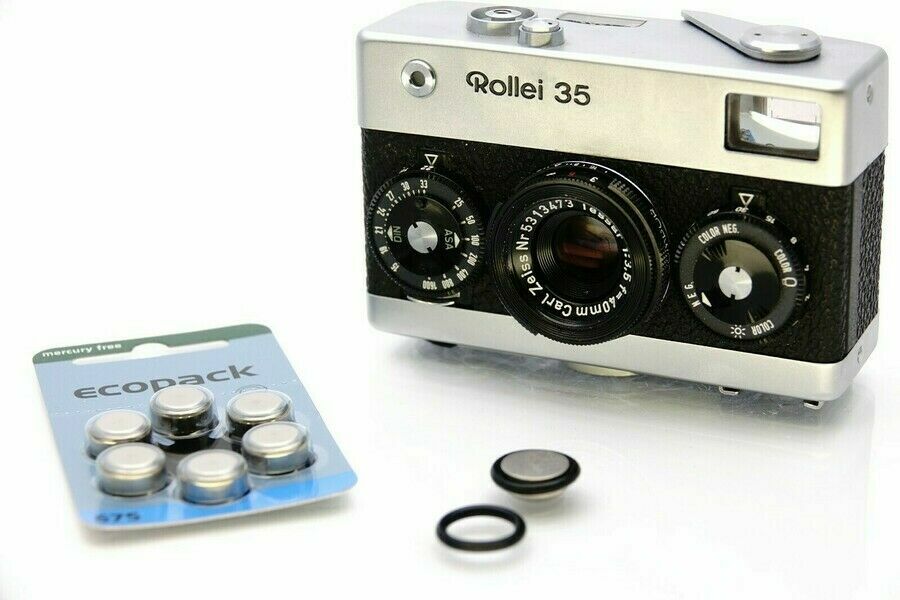 Rollei 35 35S 35T 6x Battery & 2x Adapter by Ausgeknipst