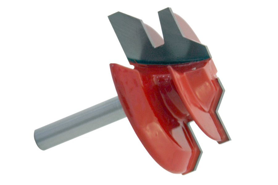 45° HM Hartmetall bestückte Verleimfräser Oberfräser Holzfräser Nut Feder 6mm