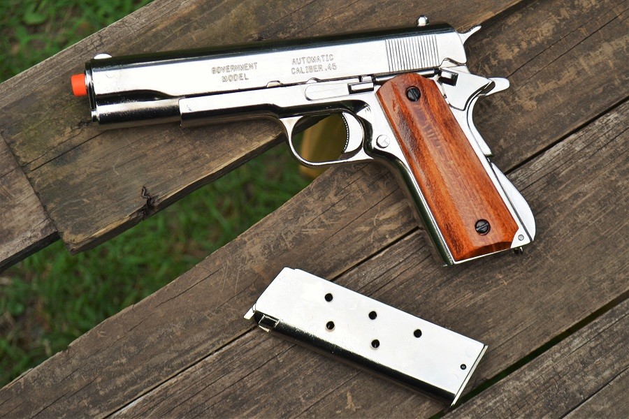 Non-Firing Denix Replica M1911 A1 Colt .45 Caliber Pistol - Field Stripping
