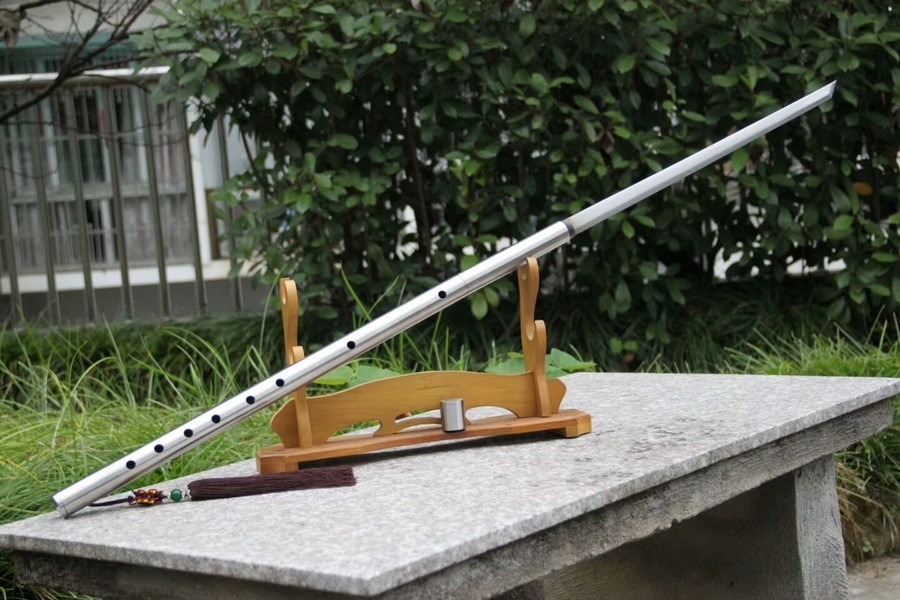 Unique Chinese KungFu Flute Jian Sword Katana Sharp High Manganess