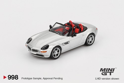Mini GT #998 BMW Z8 Silver LHD Diecast Model Car | eBay