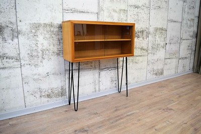 50er 60er Jahre WKS Möbel Vitrine, Sideboard, Kommode, Anrichte Hairpin Legs.