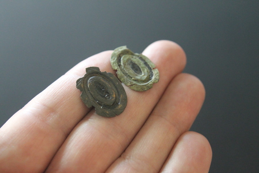 WW1 Imperial Russian cap cockade lot small size insignia relics