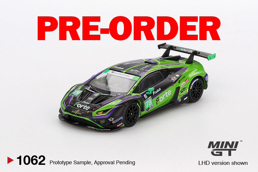 ミニカー MINI GT Lamborghini Huracan GT3 EVO 18 Mini GT 1:64 Lamborghini Huracán GT3 EVO2 #88 JLOC 2023