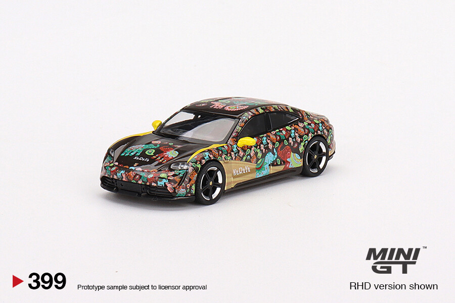 Mini GT 1:64 Porsche Taycan Turbo S NaRaYa Diecast Car Special Edition MGT00399
