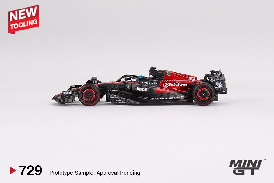 In Stock) Mini GT #729 Alfa Romeo C43 #77 Valtteri Bottas