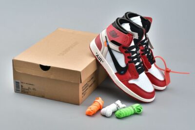 Jordan 1 off white chicago box sale