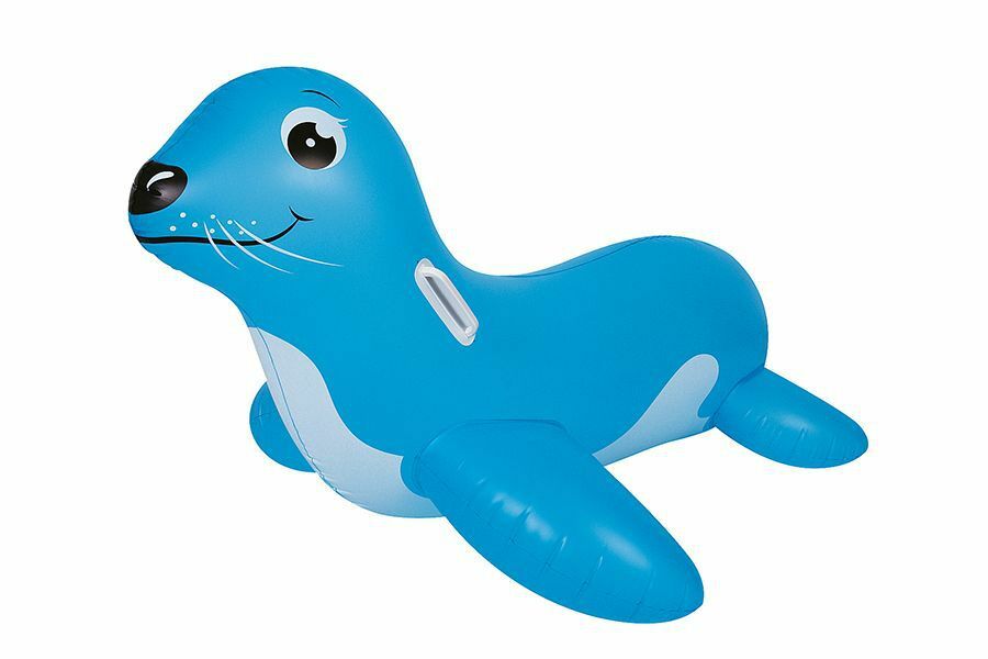 Leone Marino Cavalcabile Gonfiabile Bambini 117x80cm Mare Estate Piscina dfh