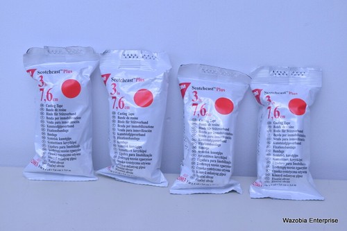 LOT OF 4 3M SCOTCHCAST PLUS 3in 7,6cm REF 82003