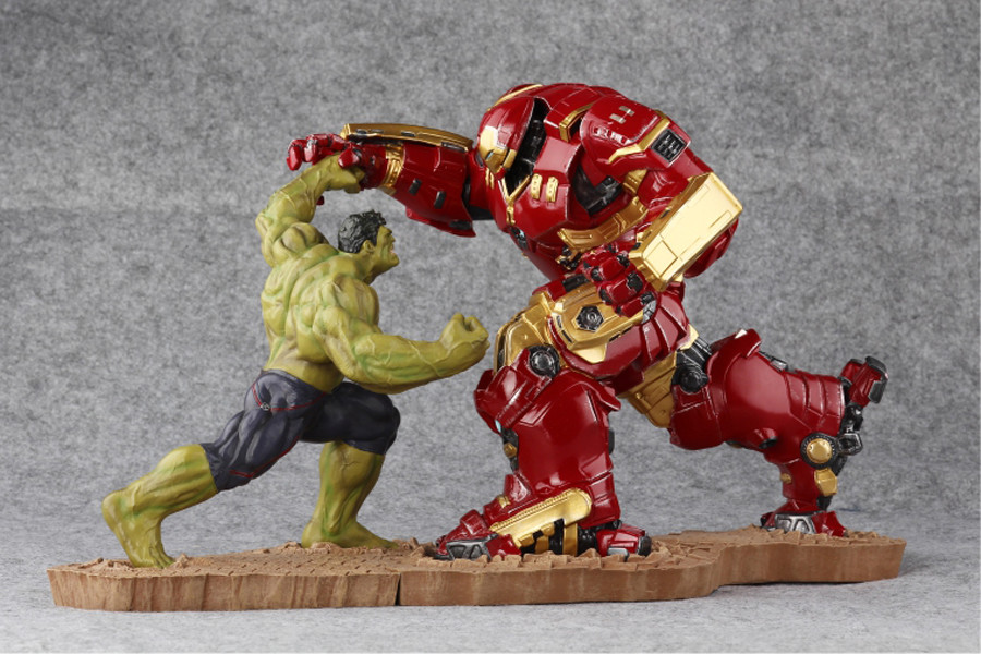 Avengers Age Of Ultron Hulk VS Hulkbuster Iron Man Collection Statue Model Hot | eBay