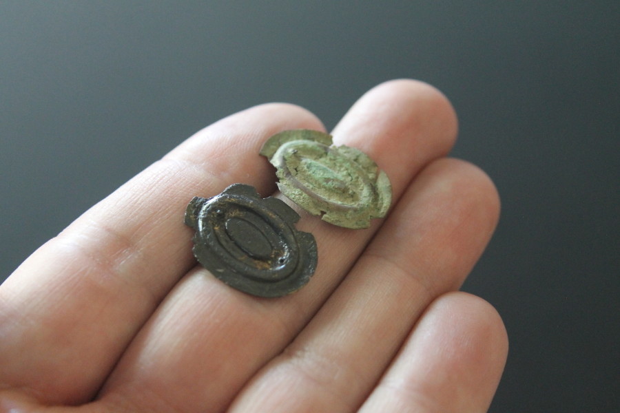 WW1 Imperial Russian cap cockade lot small size insignia relics