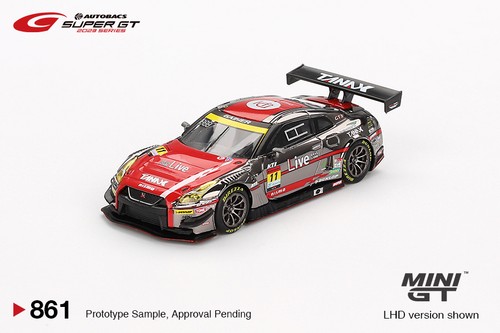 ミニカー MINI GT Nissan GT-R NISMO GT3 2018 327 Amazon.com: Truescale Miniatures GT-R GT3 White w/Silver Top