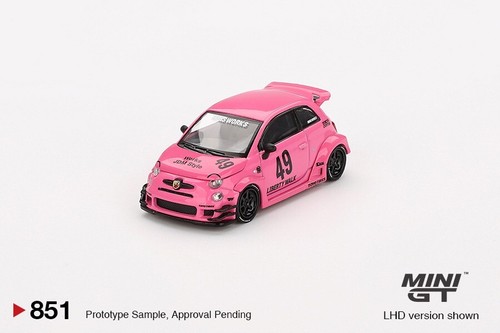 ⭐️MINI GT MINI LB-WORKS ABARTH 595 Gara Pre-order) Mini GT #995 Abarth 595 LB-WORKS x Abas Works