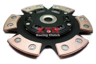 XTR CERAMIC CLUTCH DISC for JDM MITSUBISHI LANCER EVOLUTION 1 2 3 TURBO 2.0L
